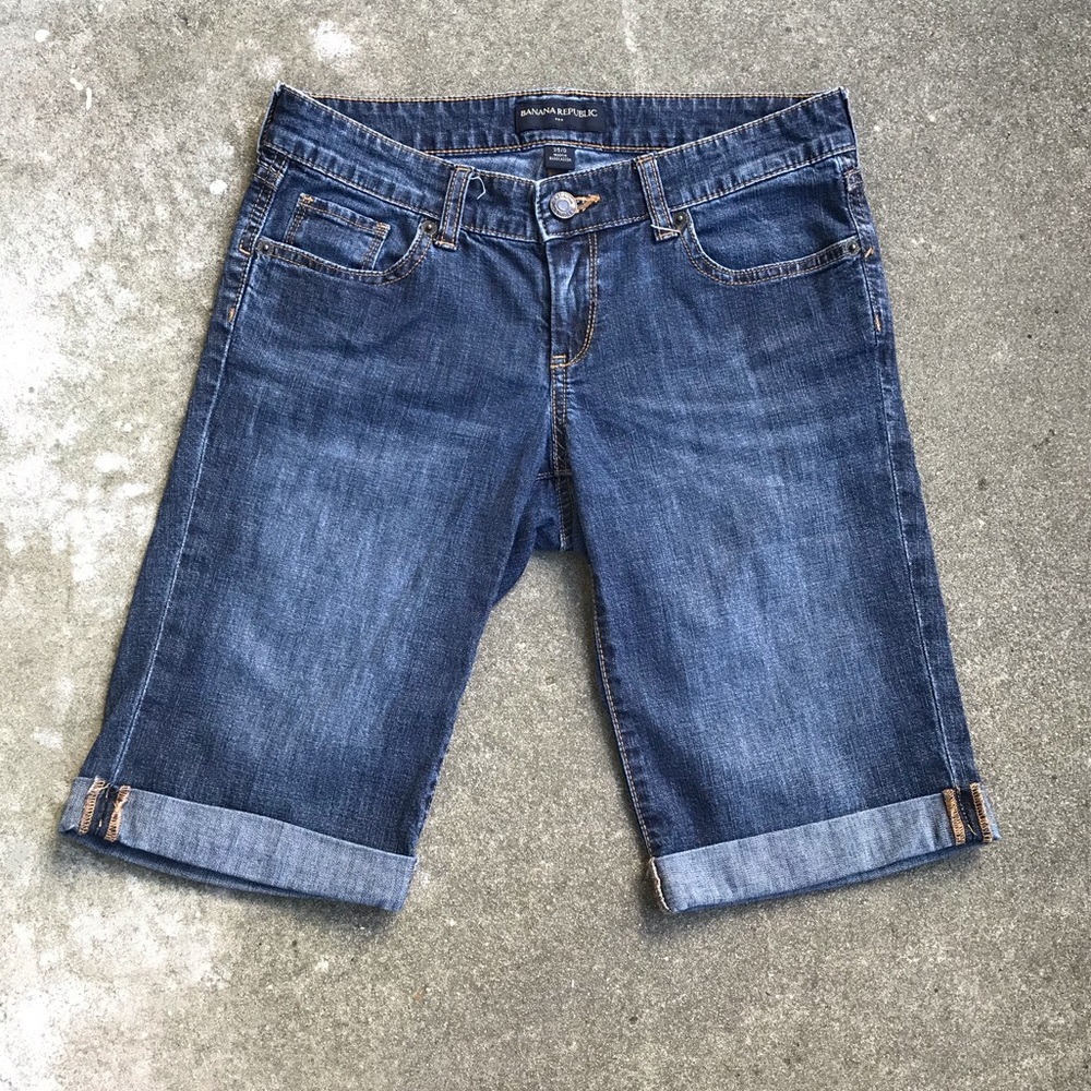 Denim cutoffs by Banana Republic